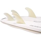 DORSAL Surfboard Fins FlexCore Surfboard Quad Set (4) FUT Base - Glass Filled Natural