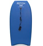 Fetch 50 Bodyboard für Teenager und Erwachsene, mit Spiralleine, Stringer verstärkt, vernetztes Deck, PCX Slick, wärmelaminiert, Anfänger bis Fortgeschrittene, 3 Größen (111 cm (groß))