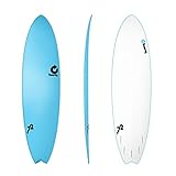 TORQ Surfboard Softboard 7.2 Fish Blue