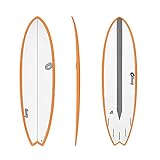 TORQ Surfboard Epoxy TET CS 6.3 Fish Carbon Orange