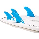 DORSAL Surfboard Fins Quad 4 Set Future Compatible Medium Blue
