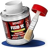 FIXID 1K Schlauchboot Reparatur Kleber extra stark 250ml mit Pinsel - Flüssiger PVC Kleber zum Flicken und Kleben von Luftmatratze Pool Boot Sup Board - Reparaturkleber selbstklebend wasserdicht