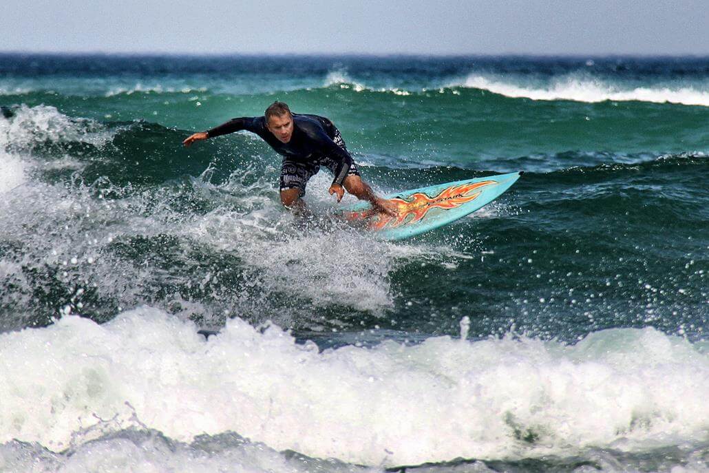 Wellenreiten Surfenbrett